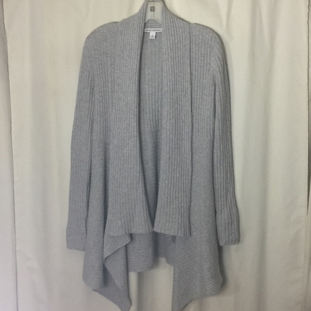 Autumn cashmere 100% cashmere open front cardigan